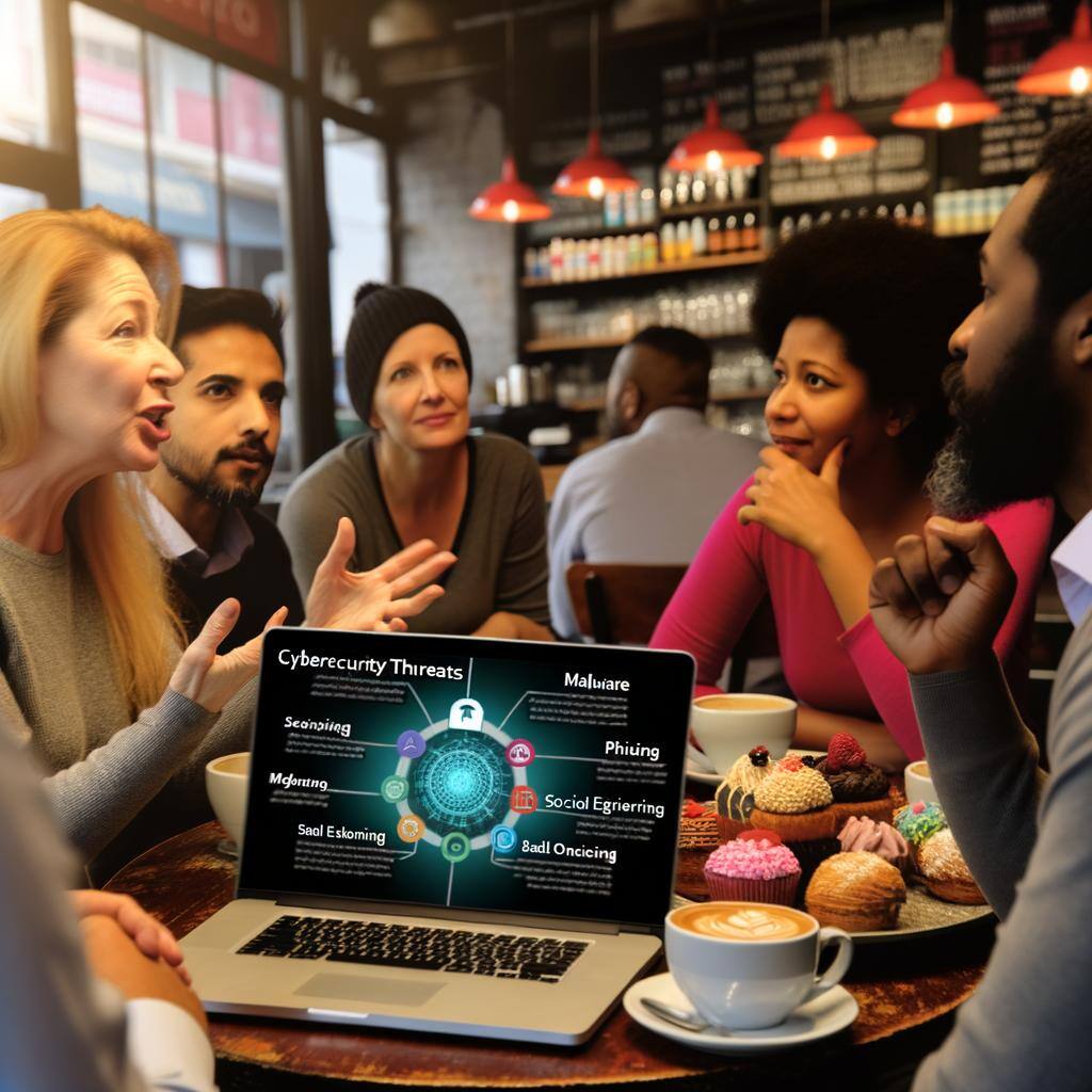 What are the main types of cybersecurity threats?